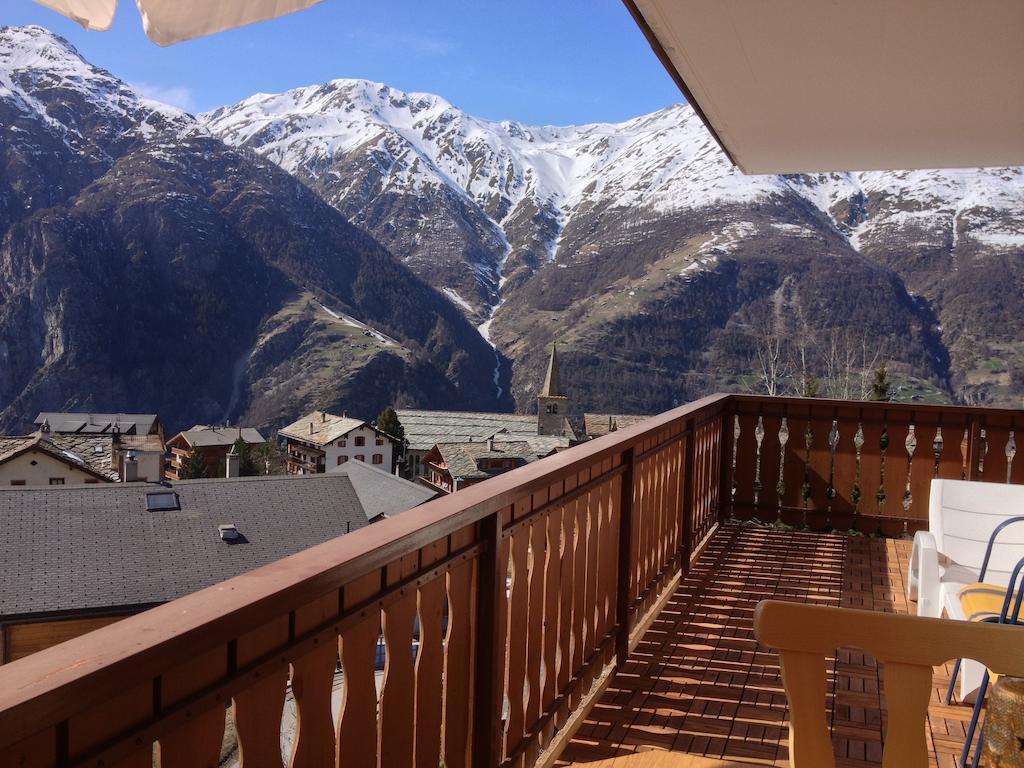 Appartement In 1700M Mit Traumblick Grächen Eksteriør bilde