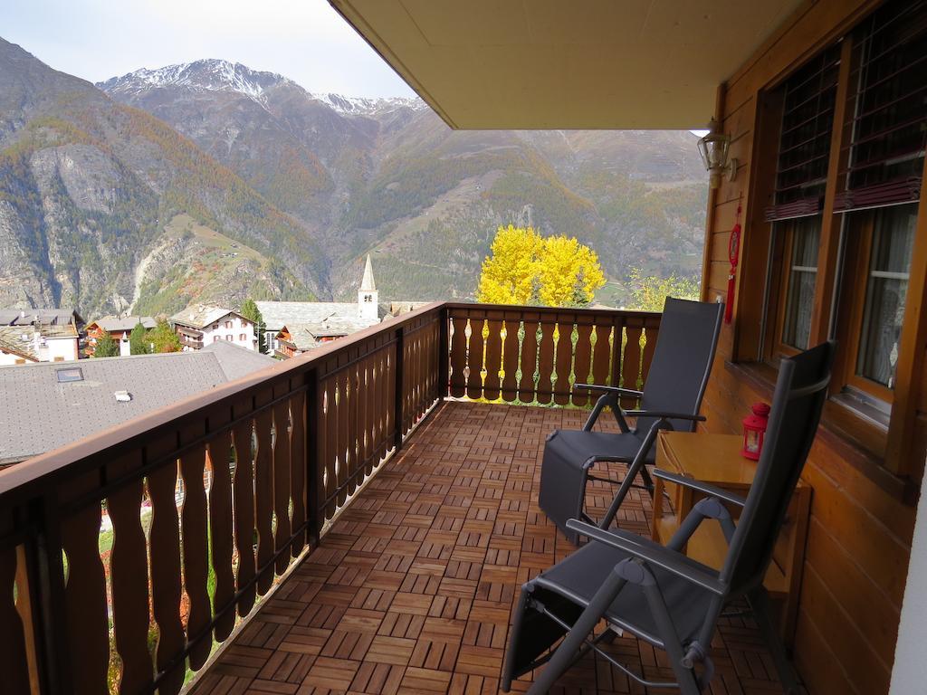 Appartement In 1700M Mit Traumblick Grächen Eksteriør bilde